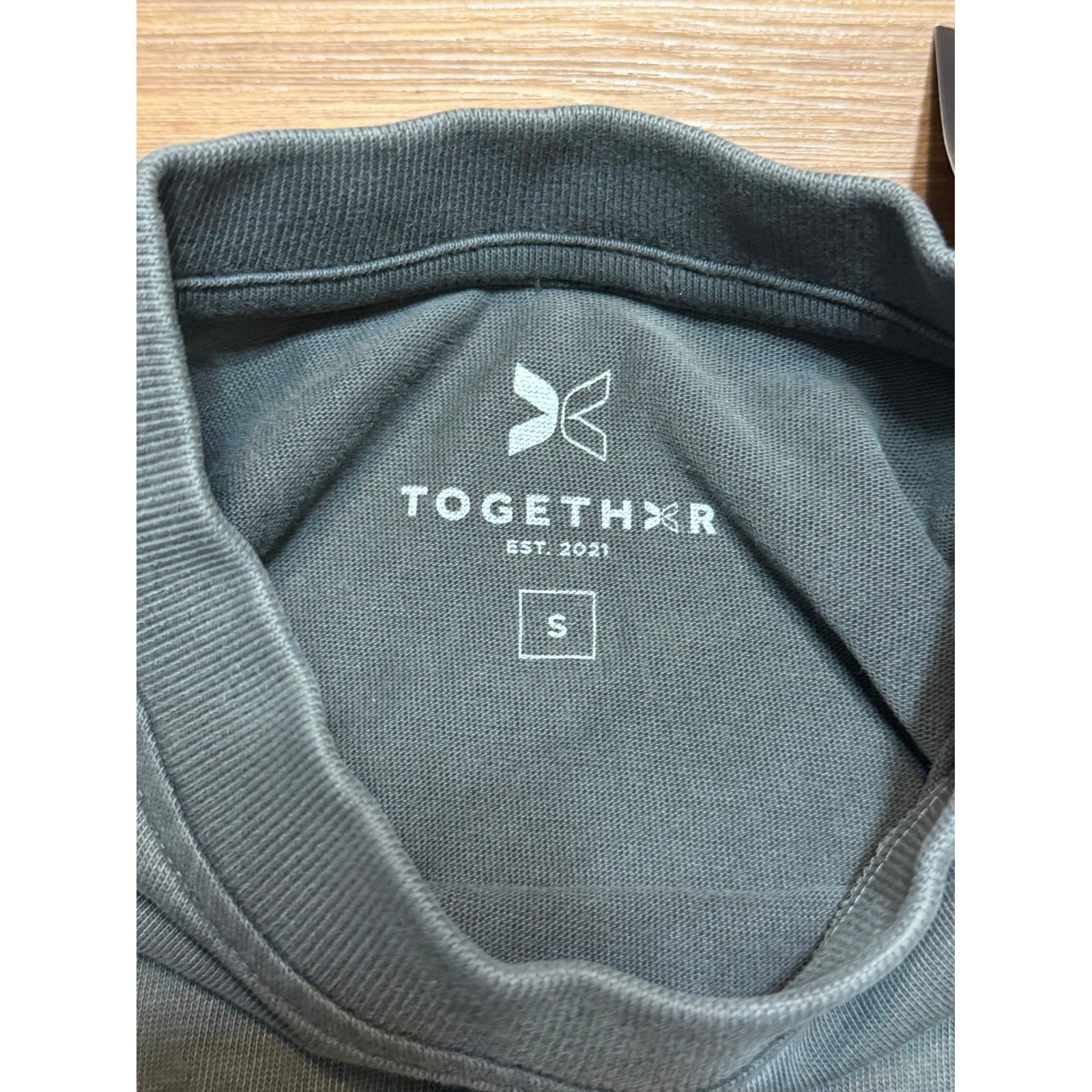 Togethxr Wnbpa Stand On Business Graphic T-Shirt Washed Gray Sz Small New — image 5 of 8